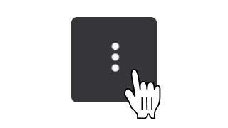 Dreipunkt-Menü im Android-Browser